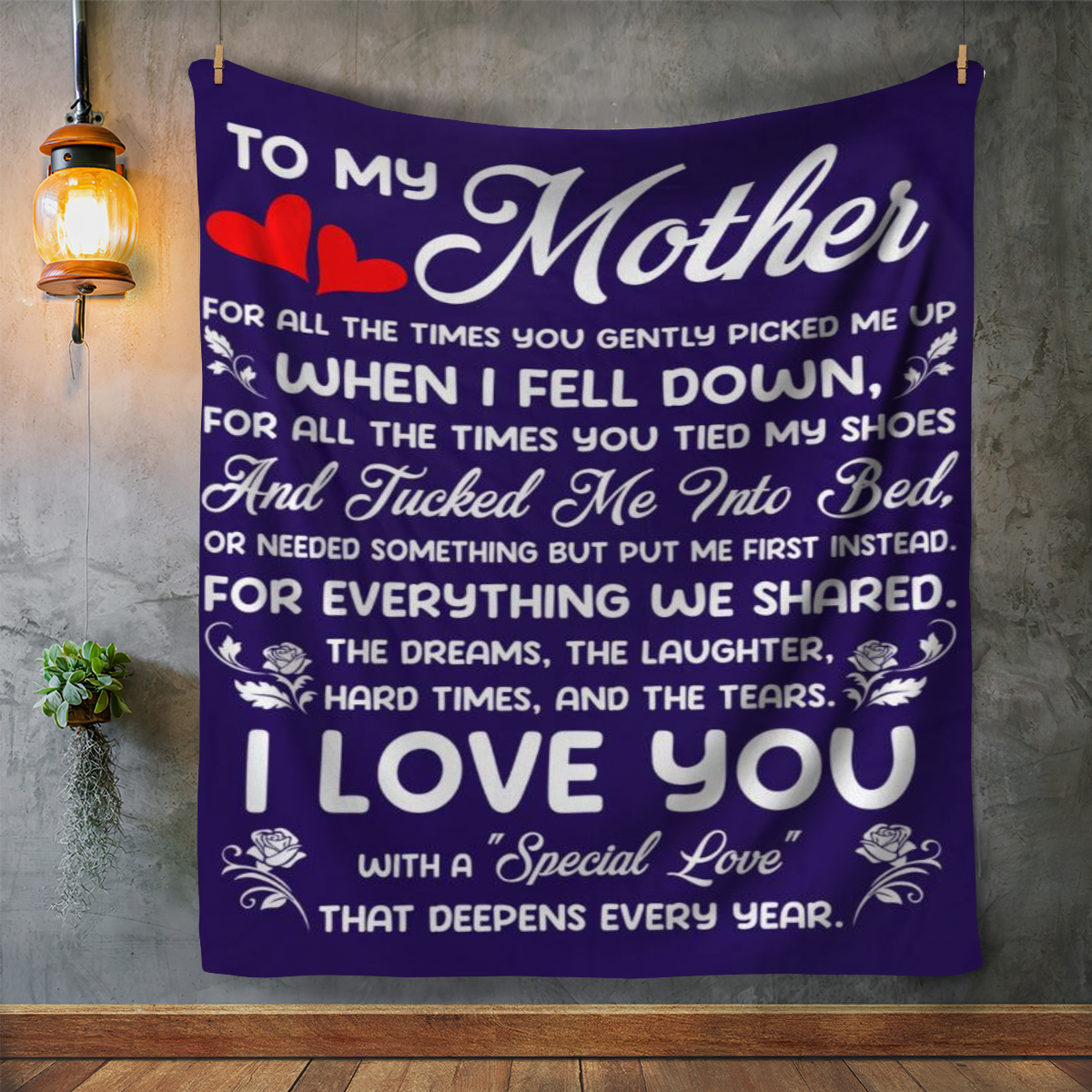 Mother, A special Love Blanket (60X80) - Kim’s Signature Beauty & Accessories (Store description)
