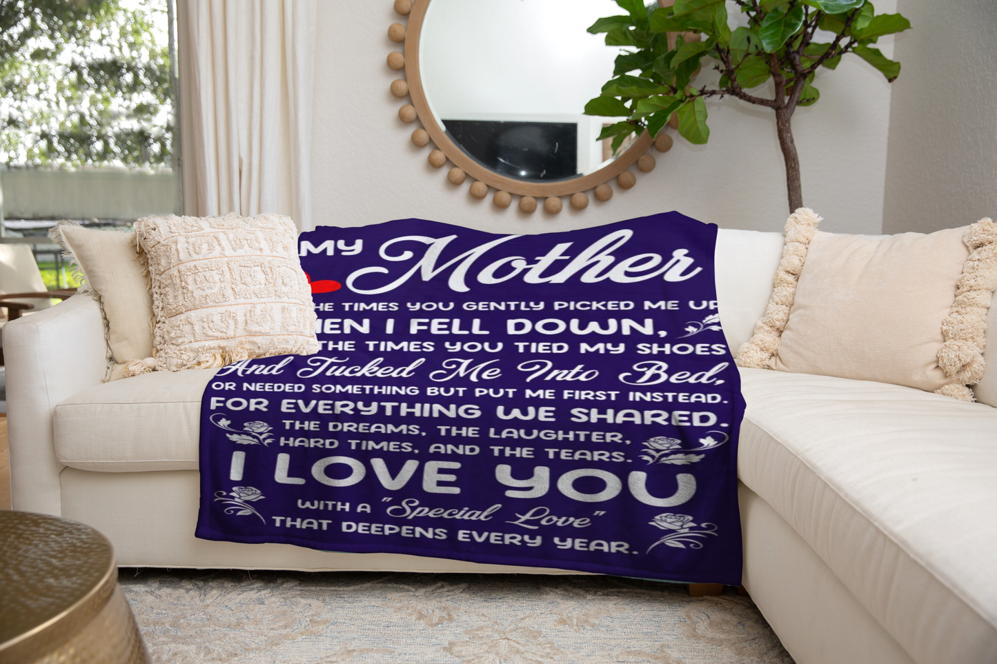 Mother, A special Love Blanket (60X80) - Kim’s Signature Beauty & Accessories (Store description)