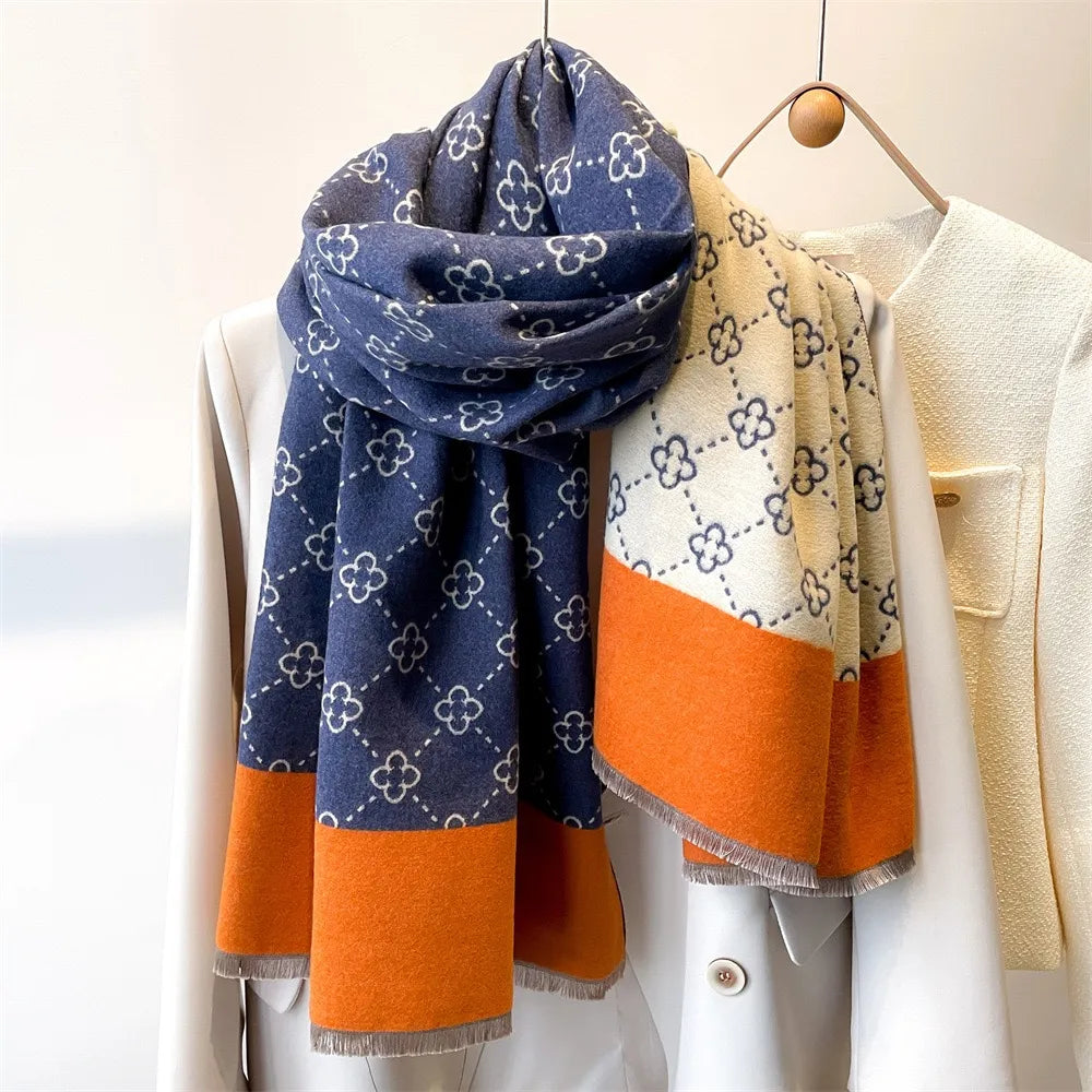 Double Sided Cashmere Feel Scarf - Kim’s Signature Beauty & Accessories