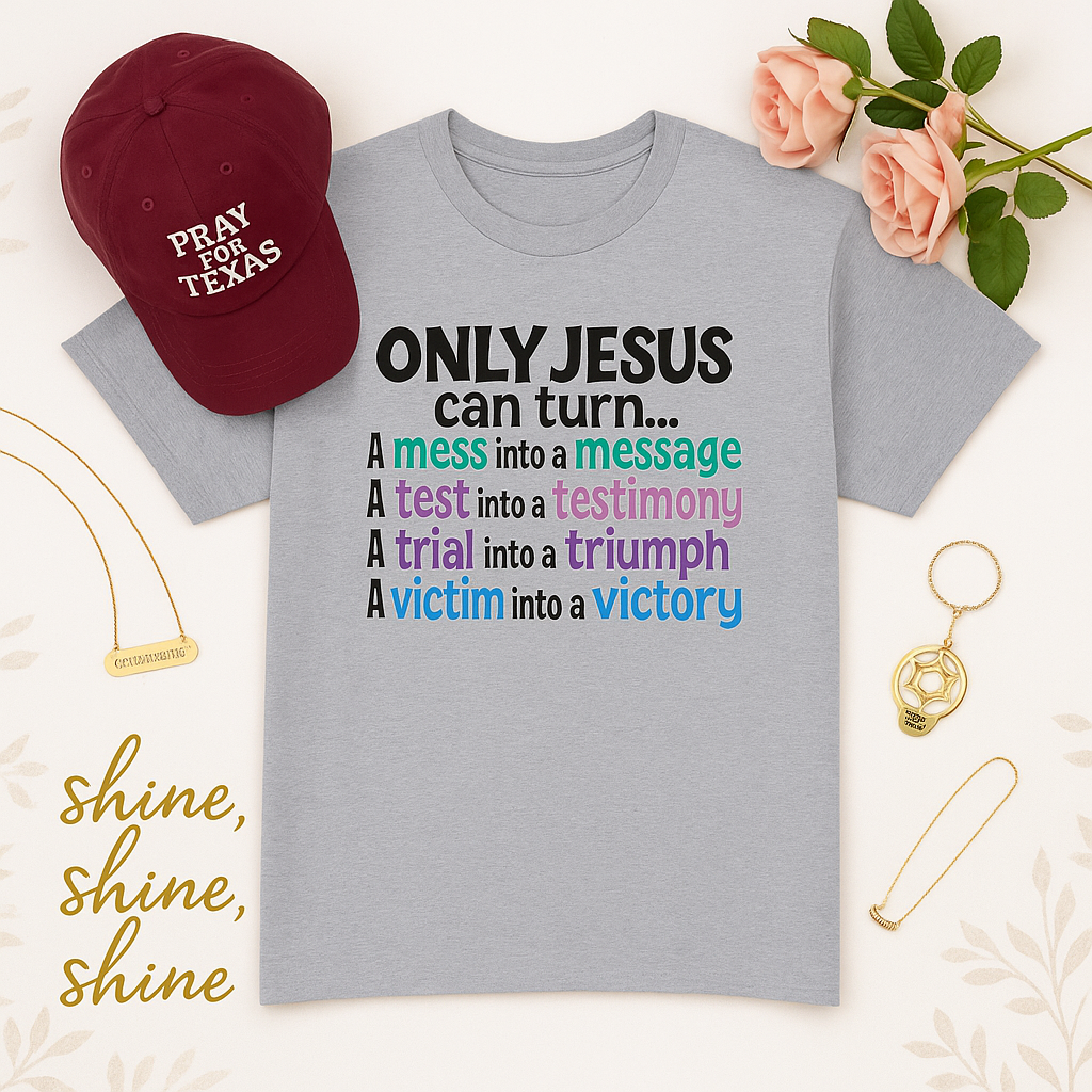 Turn a Mess into a Message Tee - Kim’s Signature Beauty & Accessories