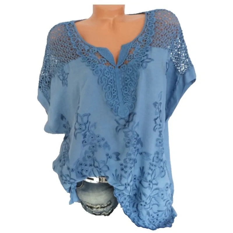 Women's Short Sleeve Blouse - Kim’s Signature Beauty & Accessories (Store description)