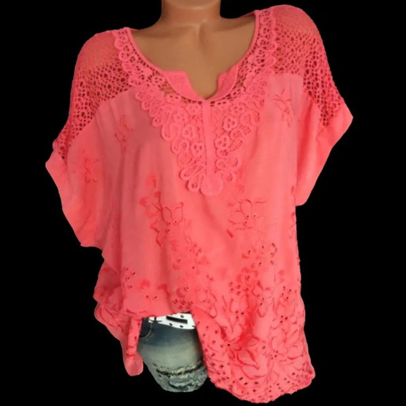 Women's Short Sleeve Blouse - Kim’s Signature Beauty & Accessories (Store description)