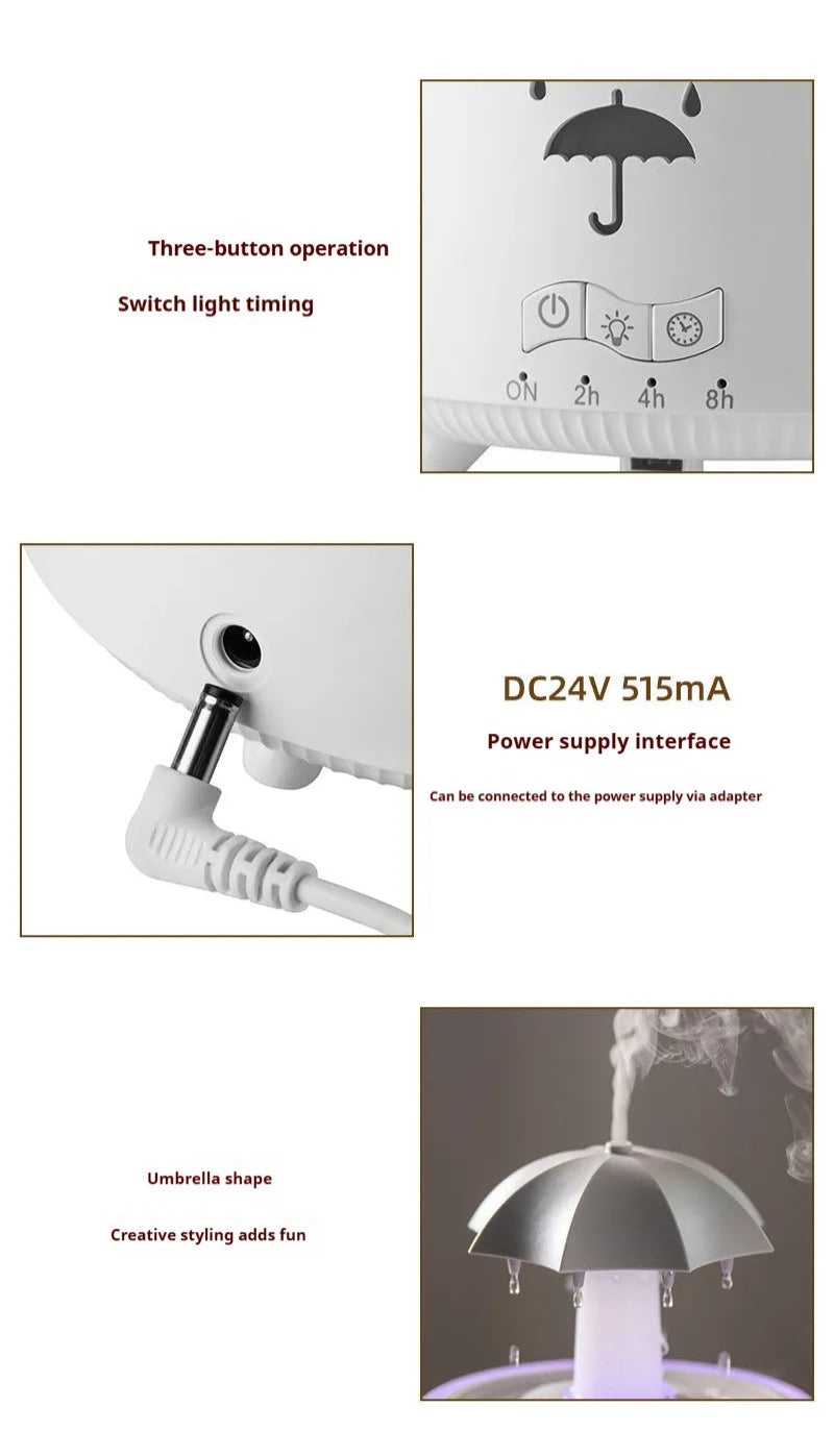 Raindrop Bliss Aromatherapy Humidifier - Kim’s Signature Beauty & Accessories