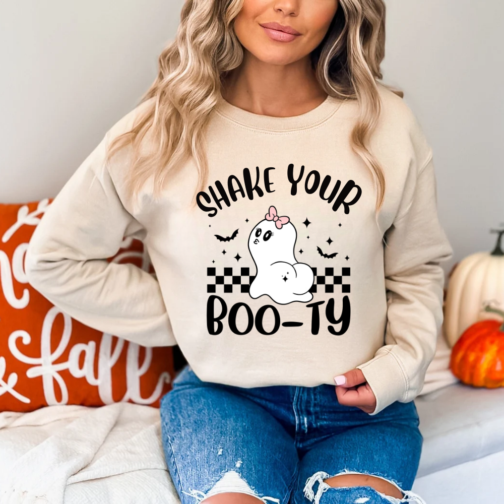 Shake your Booty Ghost Sweatshirt - Kim’s Signature Beauty & Accessories (Store description)