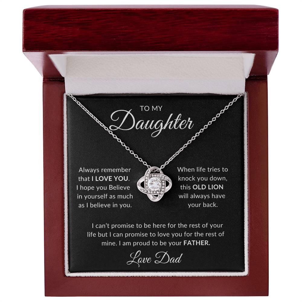 Daughter, Necklace Message from Dad - Kim’s Signature Beauty & Accessories (Store description)