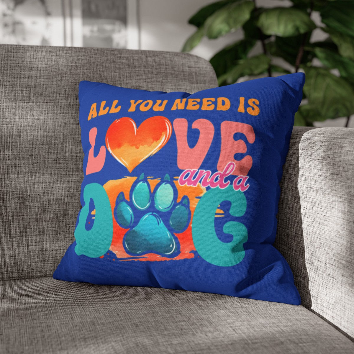 Love & A Dog Pillowcase - Kim’s Signature Beauty & Accessories (Store description)
