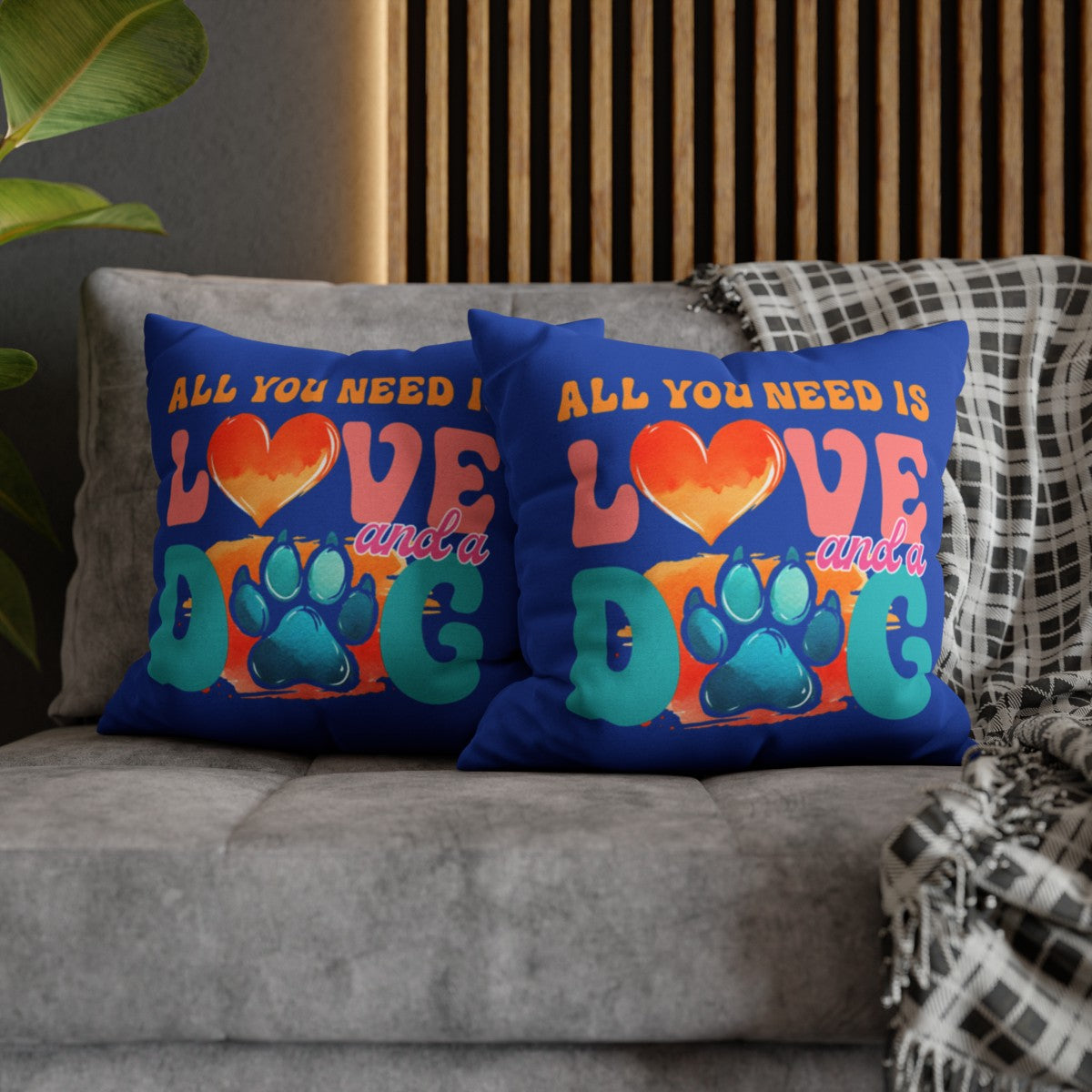 Love & A Dog Pillowcase - Kim’s Signature Beauty & Accessories (Store description)