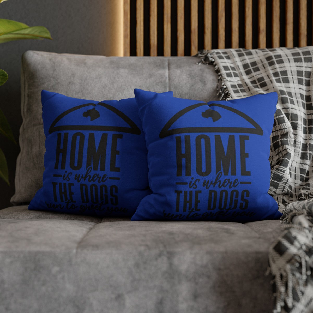 Home is where the dogs run Pillowcase - Kim’s Signature Beauty & Accessories (Store description)