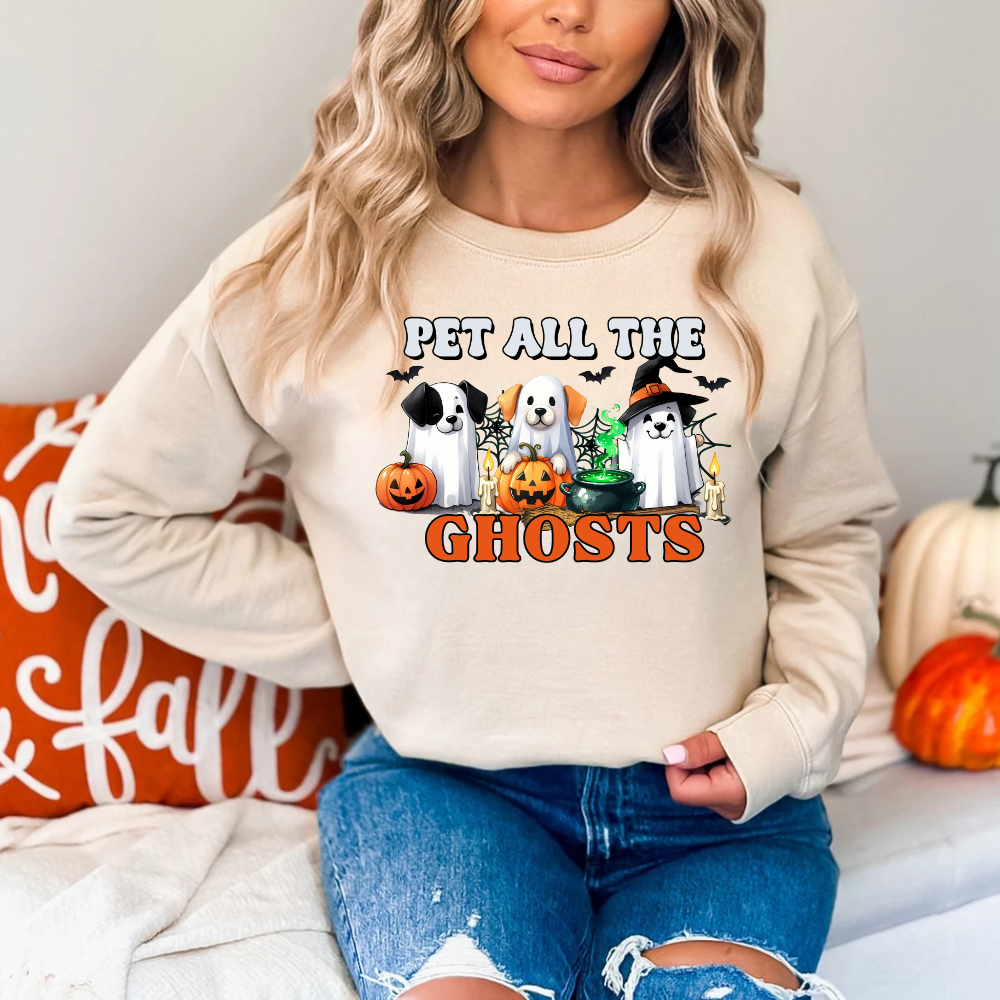 Pet All the Ghosts Sweatshirt - Kim’s Signature Beauty & Accessories