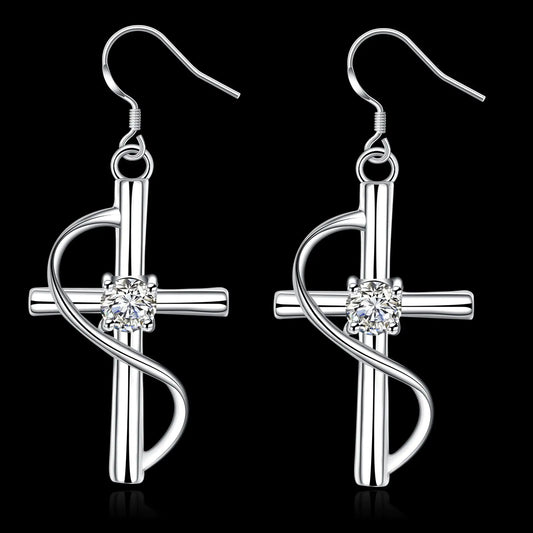 Faith & Elegance Cross Earrings - Kim’s Signature Beauty & Accessories