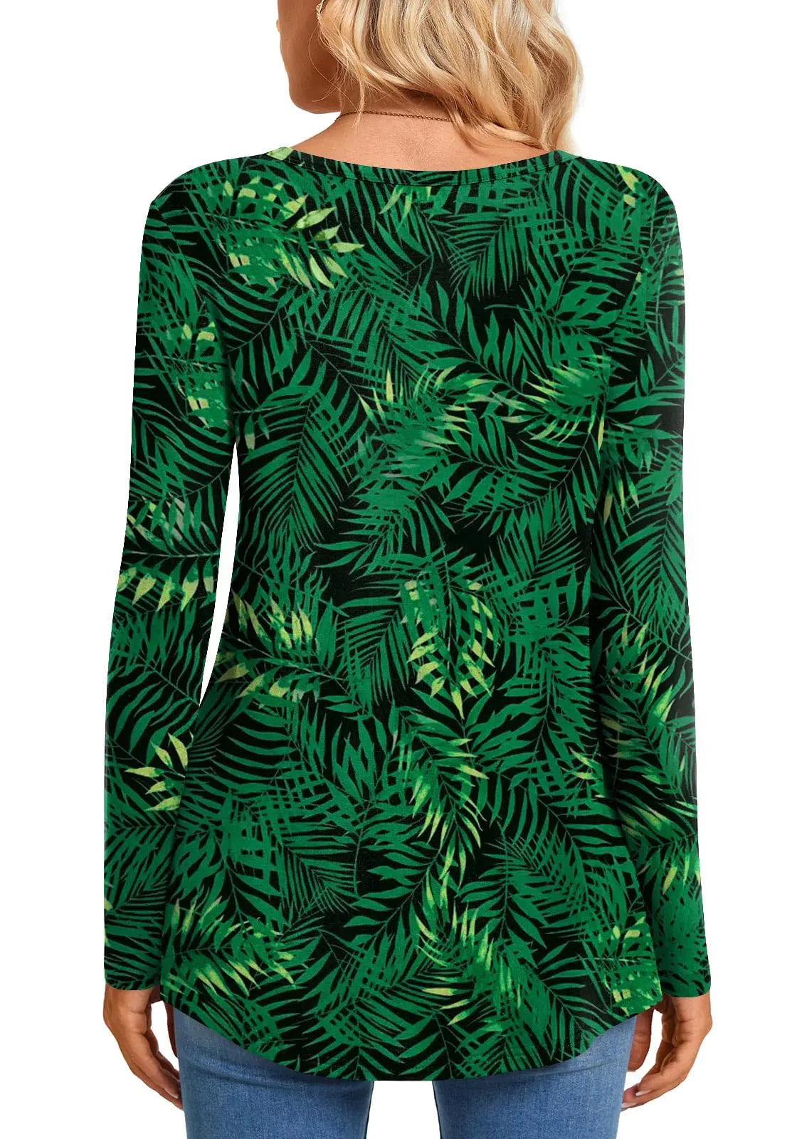 Womens Long Sleeve Tunic Top - Kim’s Signature Beauty & Accessories