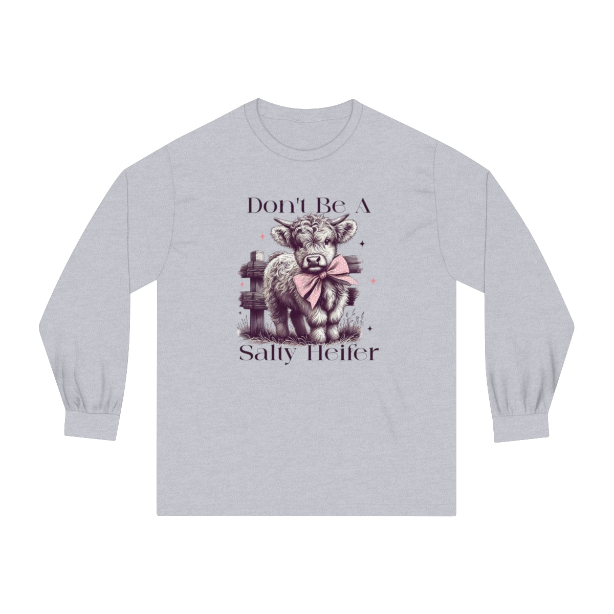 Don’t Be a Salty Heifer Long or Short Sleeve Tee - Kim’s Signature Beauty & Accessories (Store description)