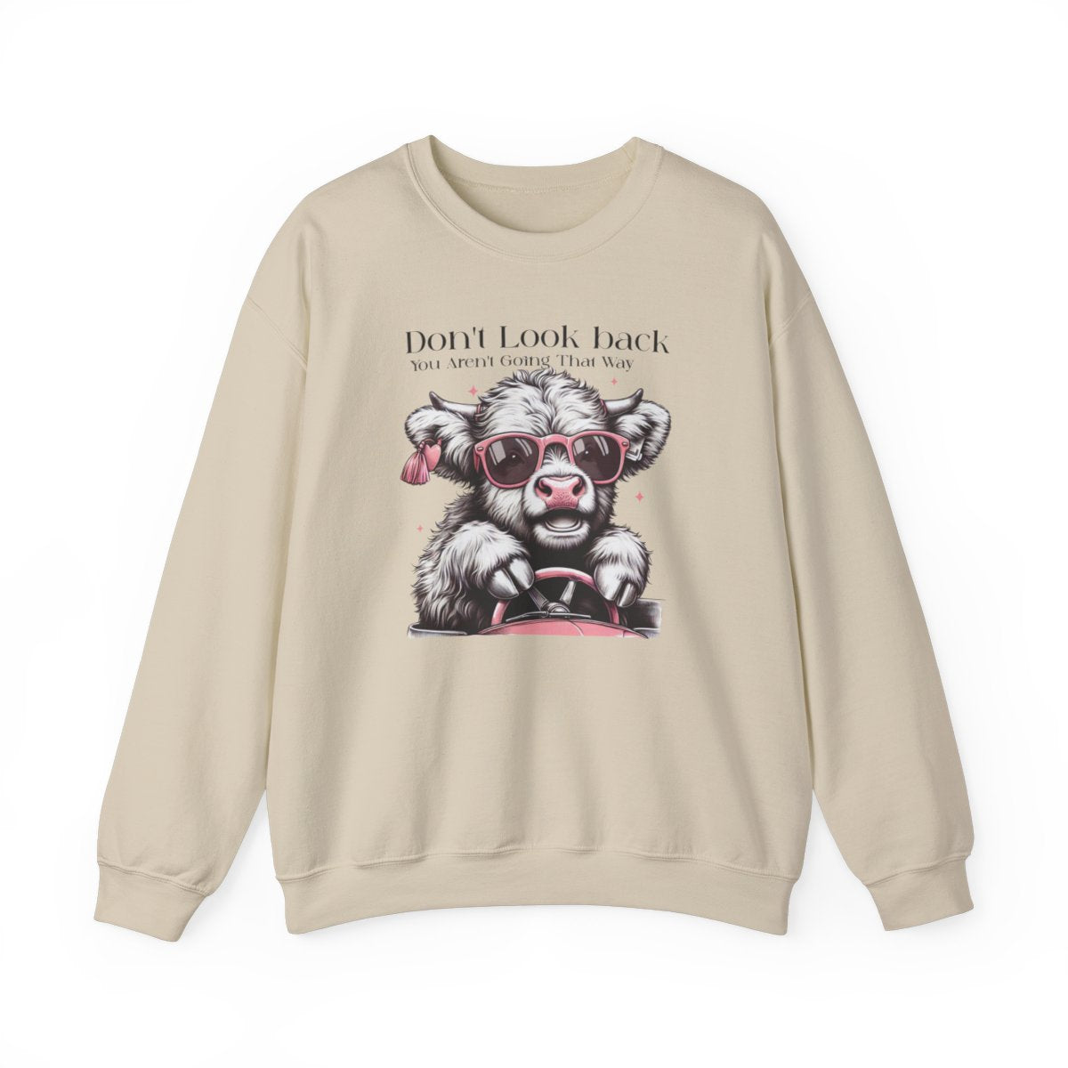 Don't Look Back Highland Cow Sweatshirt or Tee - Kim’s Signature Beauty & Accessories