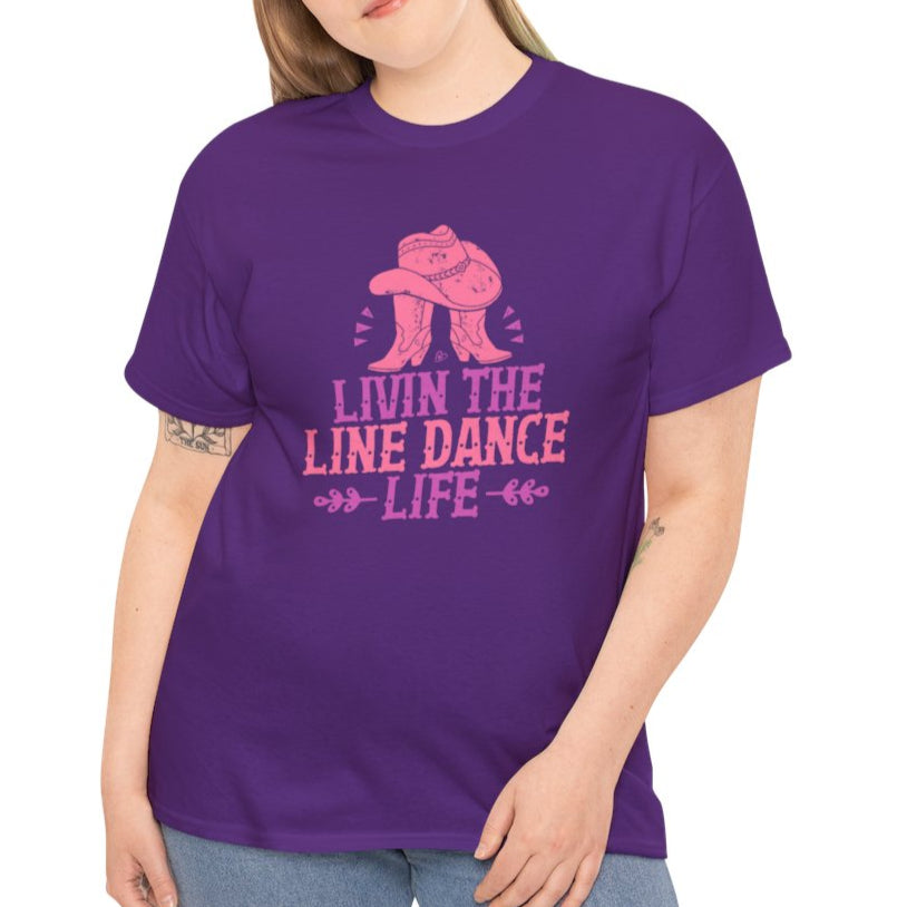 Personalized Line Dance Life T-Shirt – Western Country Style - Kim’s Signature Beauty & Accessories (Store description)