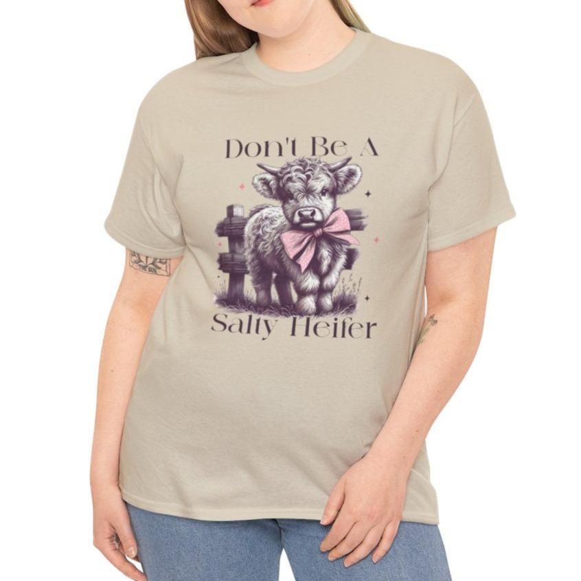 Don’t Be a Salty Heifer Long or Short Sleeve Tee - Kim’s Signature Beauty & Accessories