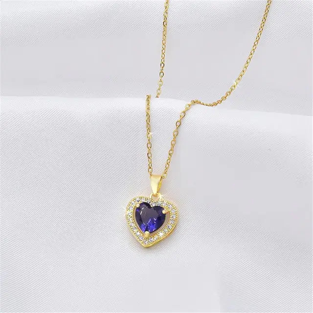 Heart Crystal Jewelry Set - Kim’s Signature Beauty & Accessories