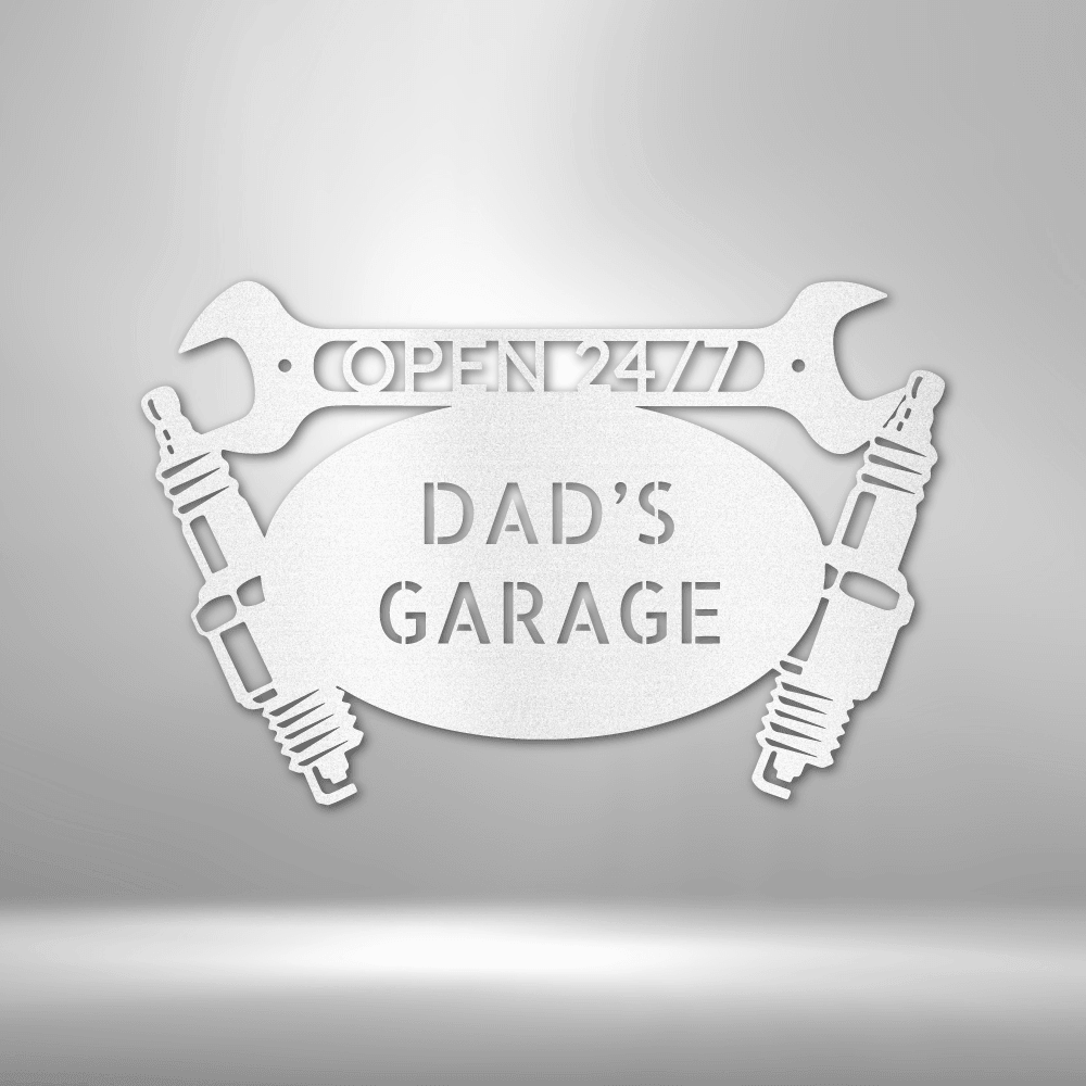 Car Garage Monogram - Steel Sign - Kim’s Signature Beauty & Accessories