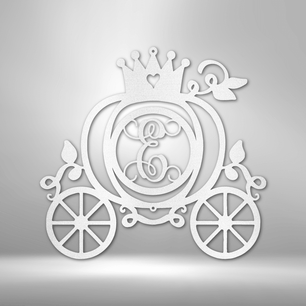 Carriage Initial Monogram - Steel Sign - Kim’s Signature Beauty & Accessories