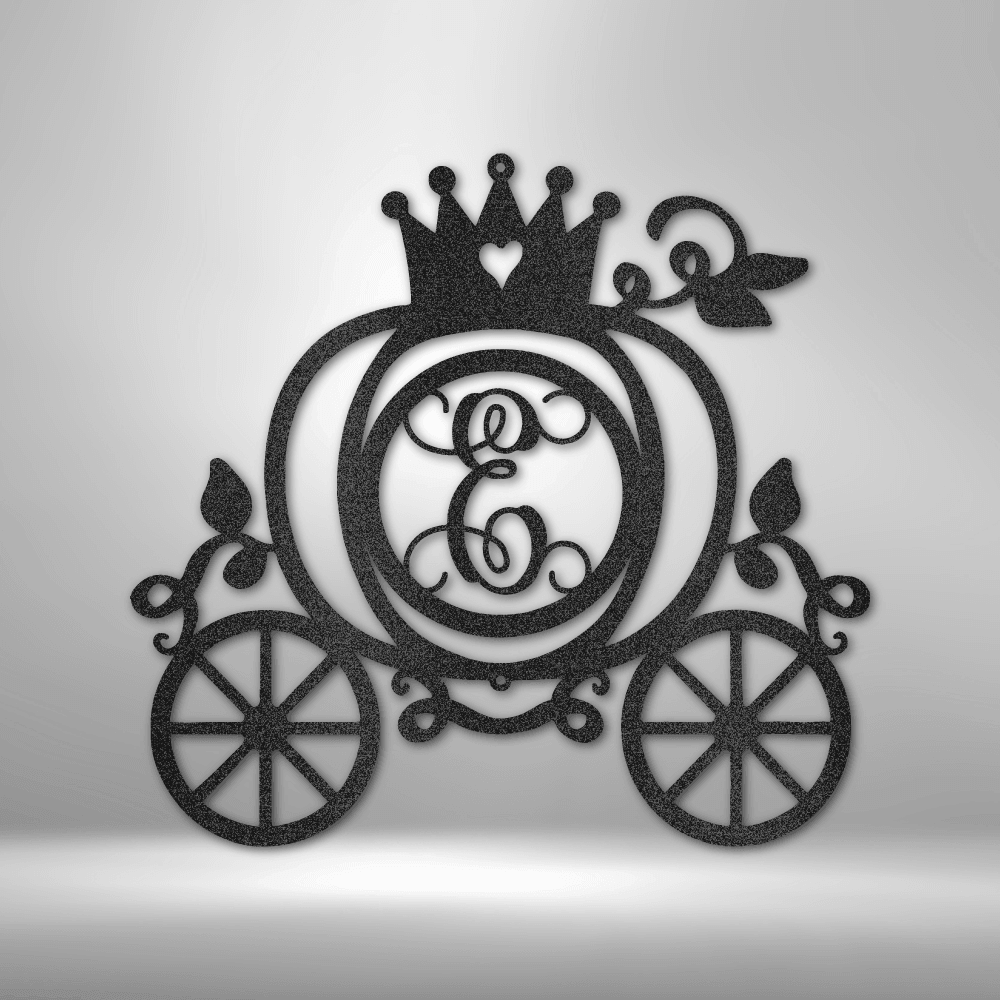 Carriage Initial Monogram - Steel Sign - Kimβs Signature Beauty & Accessories