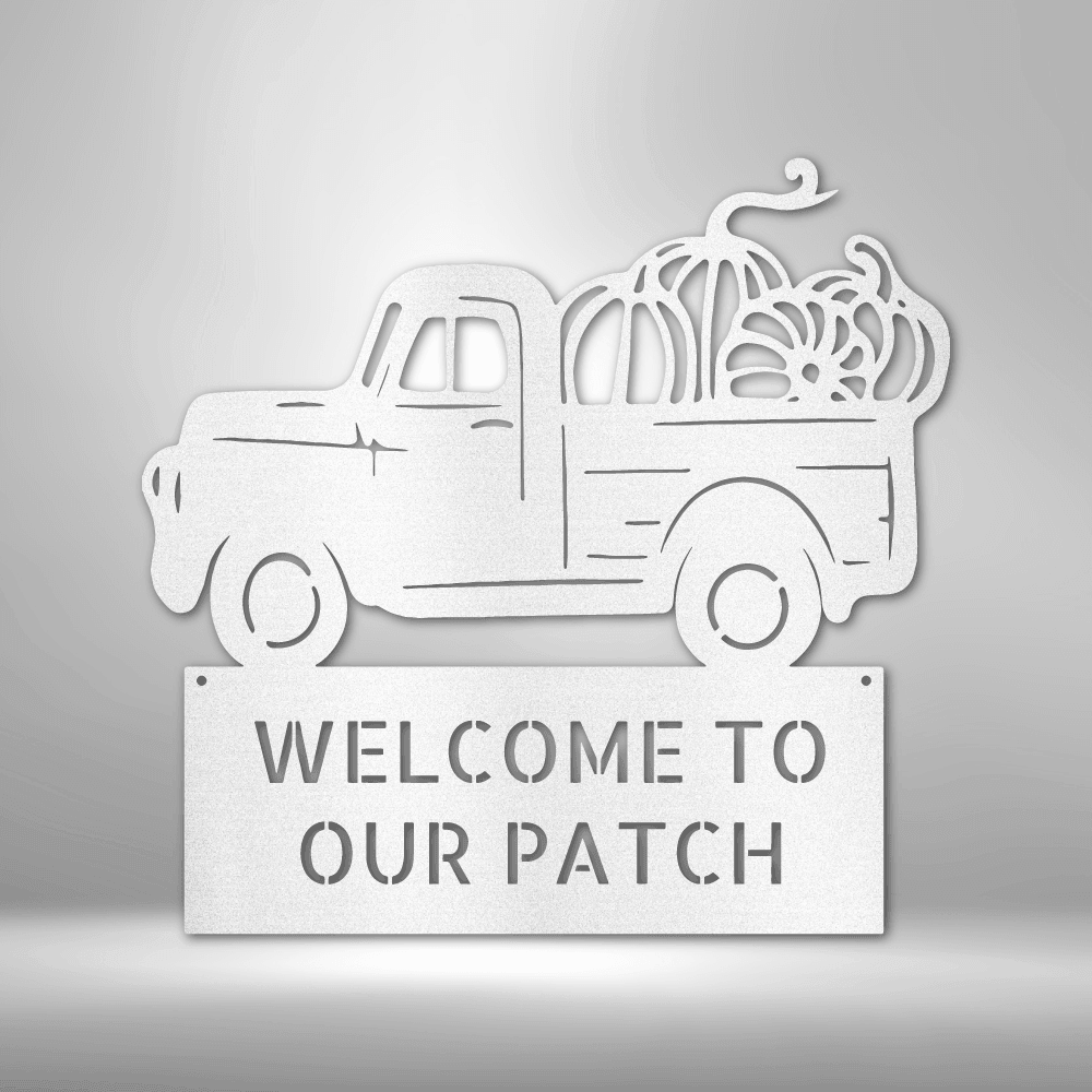 Country Truck Monogram - Steel Sign - Kim’s Signature Beauty & Accessories