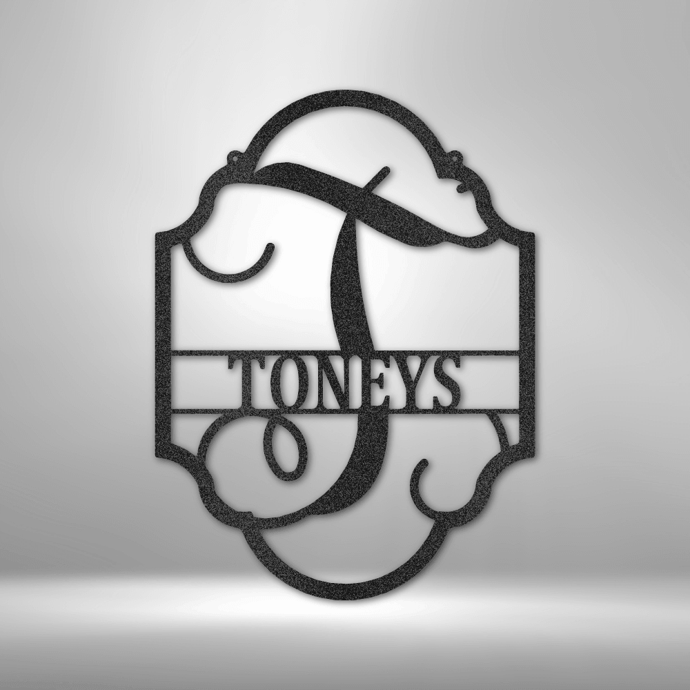 Family Name Plaque - Steel Sign - Kimβs Signature Beauty & Accessories