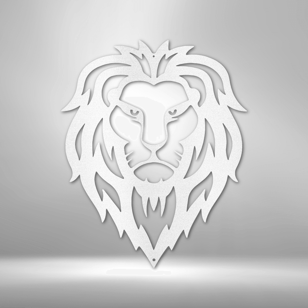Lion Head - Steel Sign - Kim’s Signature Beauty & Accessories