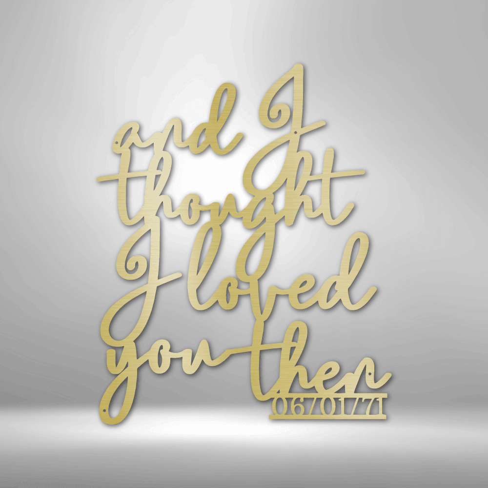 Ever Growing Love - Steel Sign - Kim’s Signature Beauty & Accessories