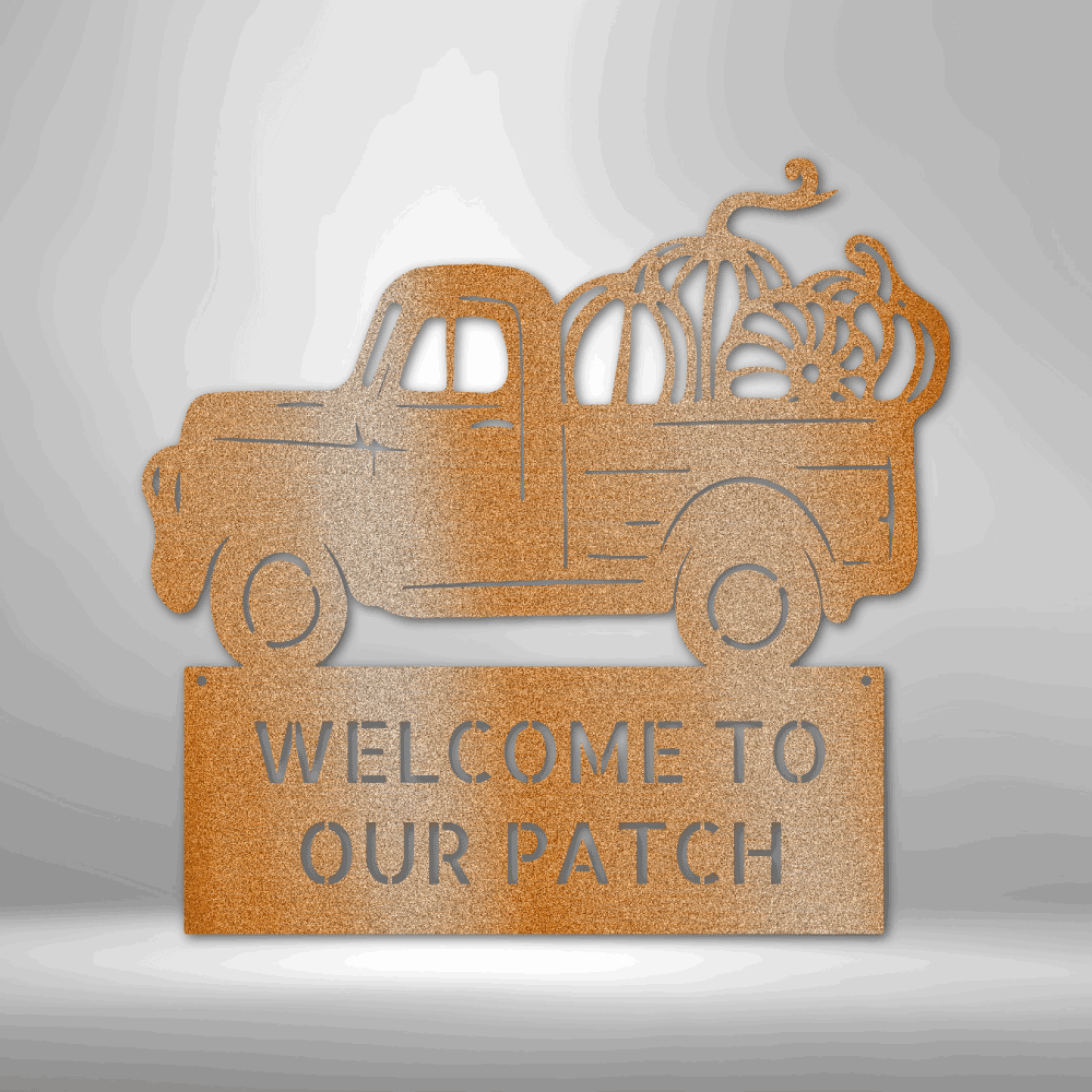 Country Truck Monogram - Steel Sign - Kim’s Signature Beauty & Accessories (Store description)