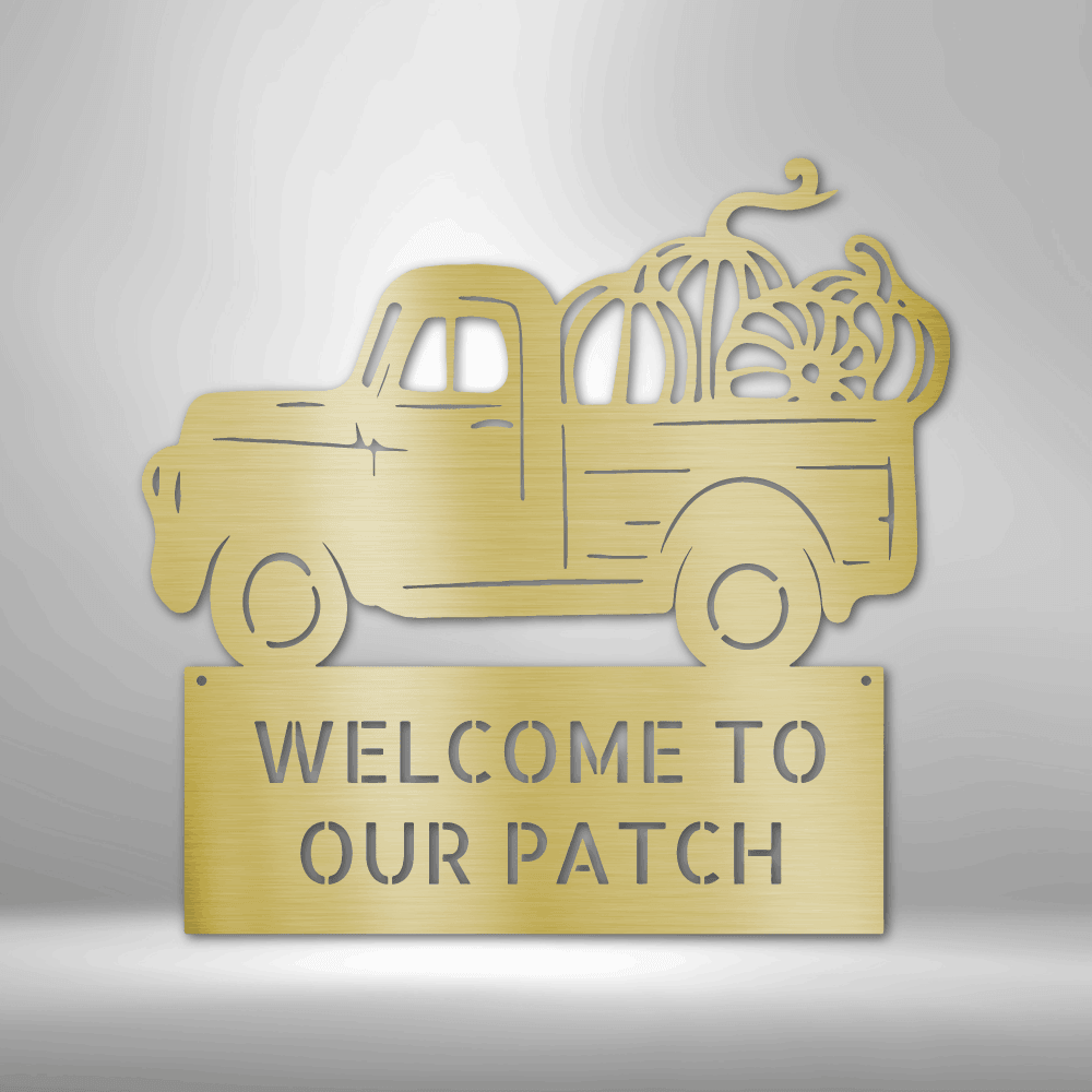 Country Truck Monogram - Steel Sign - Kim’s Signature Beauty & Accessories (Store description)