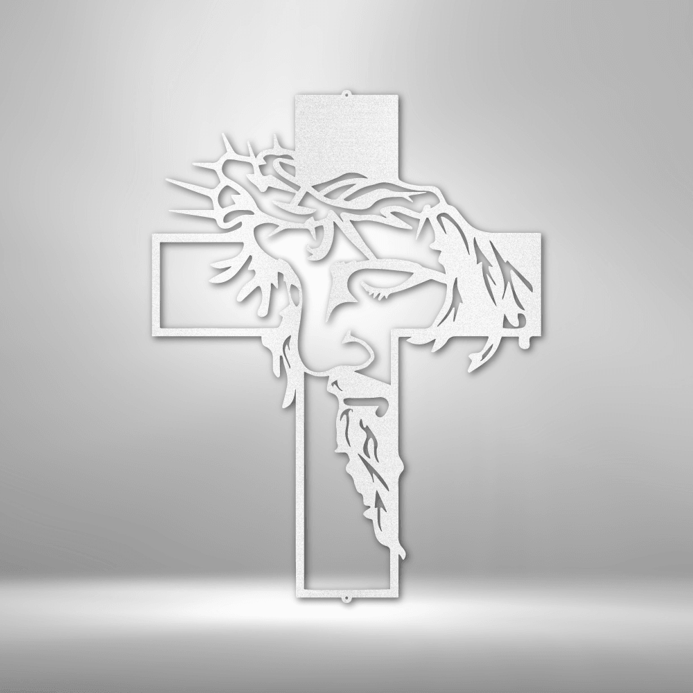 Christ Cross - Steel Sign - Kim’s Signature Beauty & Accessories (Store description)