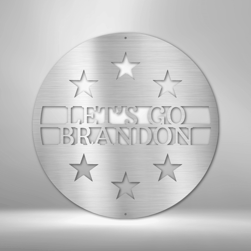6 Star Monogram - Steel Sign - Kim’s Signature Beauty & Accessories