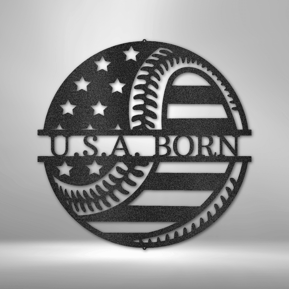 America's Pastime - Personalized | Metal Sign - Kim’s Signature Beauty & Accessories (Store description)
