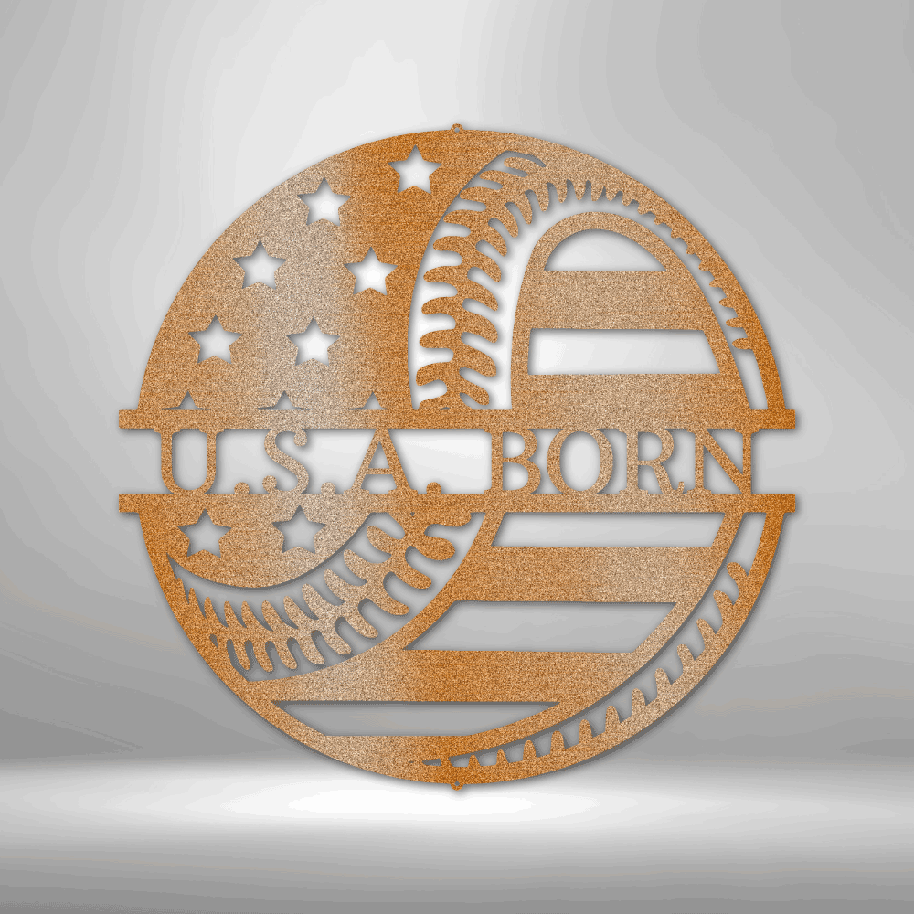 America's Pastime - Personalized | Metal Sign - Kim’s Signature Beauty & Accessories (Store description)