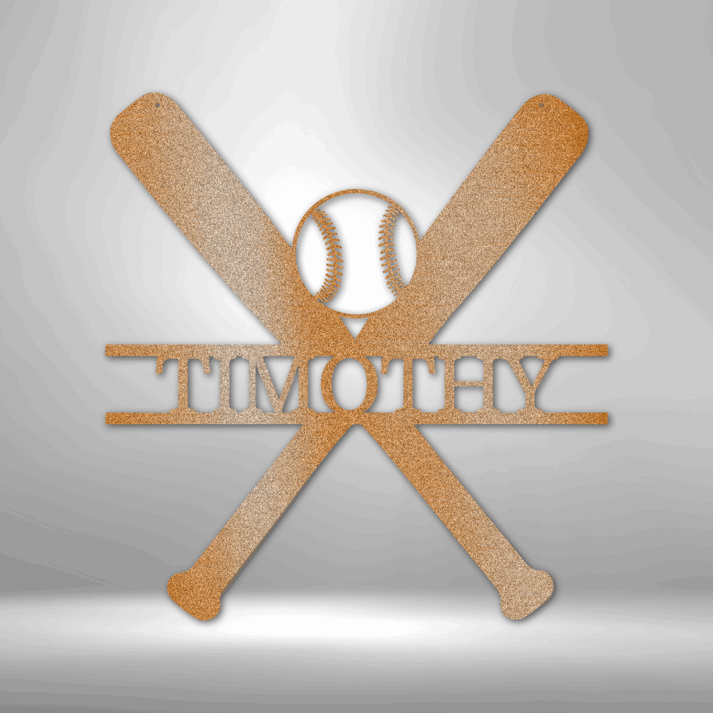 Batter Up - Metal Sign - Kim’s Signature Beauty & Accessories (Store description)