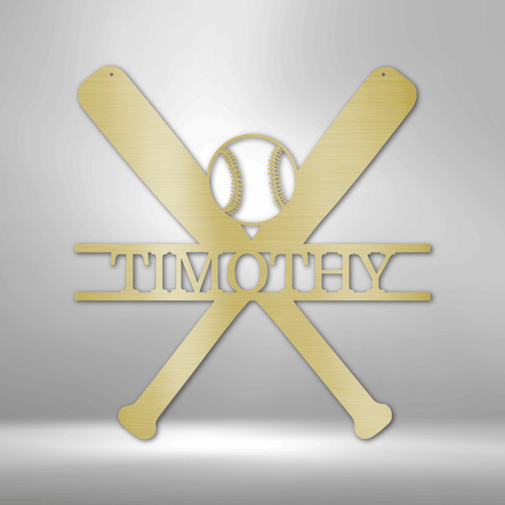 Batter Up - Metal Sign - Kim’s Signature Beauty & Accessories (Store description)