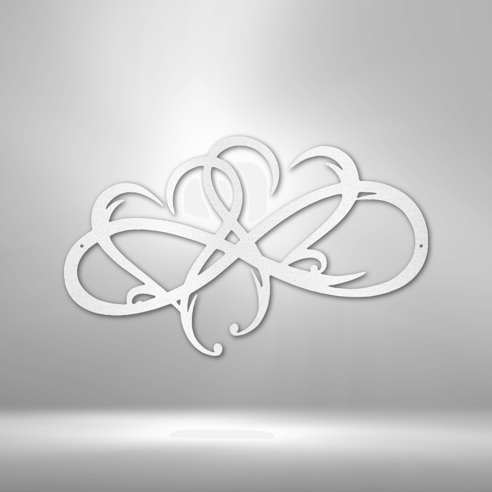 New Infinity Hearts - Steel Sign - Kim’s Signature Beauty & Accessories