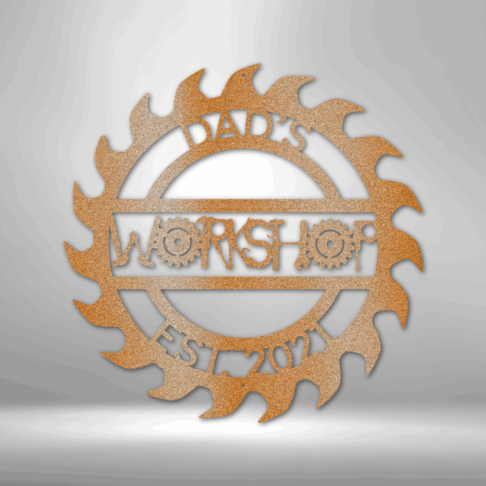 Unique Workshop Monogram - Steel Sign - Kim’s Signature Beauty & Accessories (Store description)