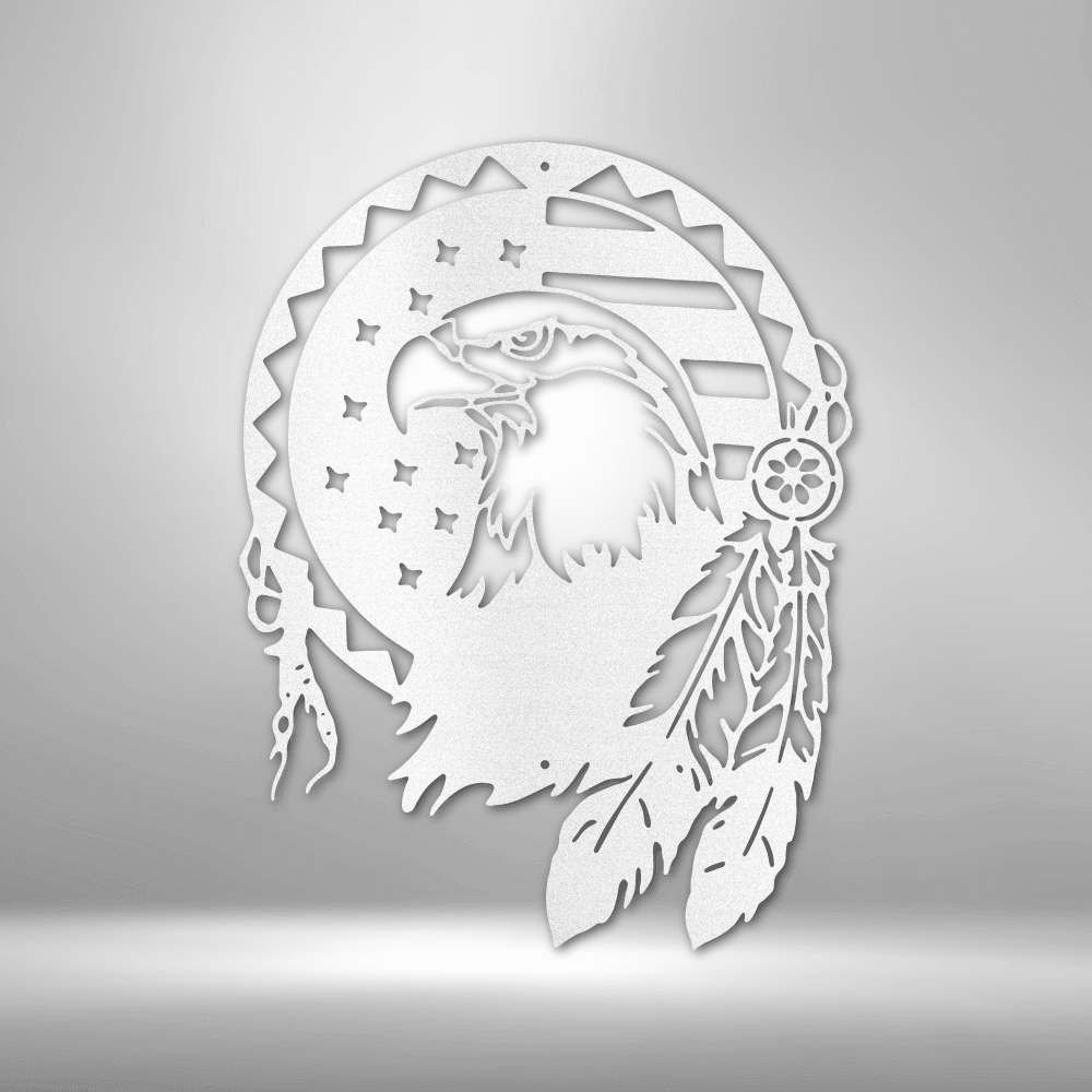 Native Eagle - Steel Sign - Kim’s Signature Beauty & Accessories