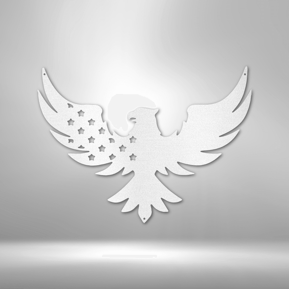 Patriotic Eagle - Steel Sign - Kim’s Signature Beauty & Accessories