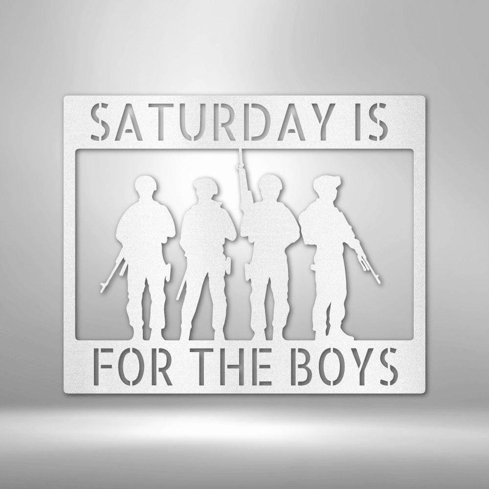 Soldier Monogram - Steel Sign - Kim’s Signature Beauty & Accessories