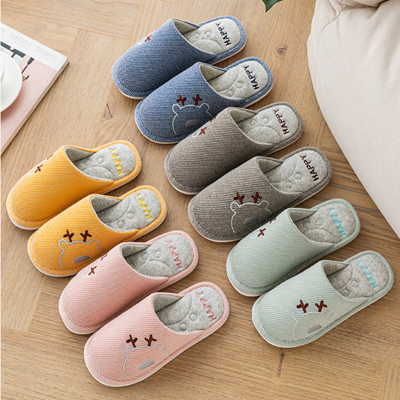 collection of colored slippers
