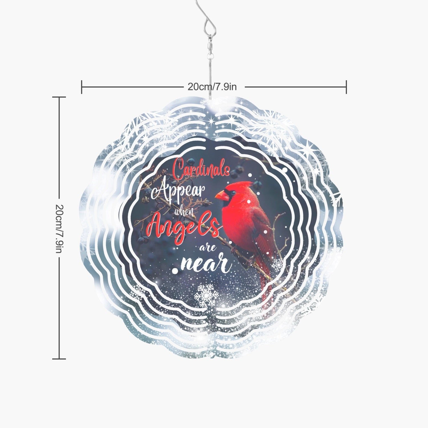 Cardinals Apperar |  Flower Wind Spinner - Kim’s Signature Beauty & Accessories    (Store description)