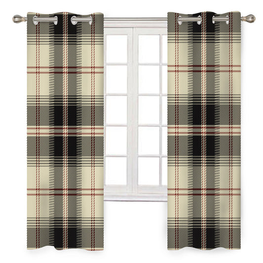 Manly Plaid Curtains - Kim’s Signature Beauty & Accessories    