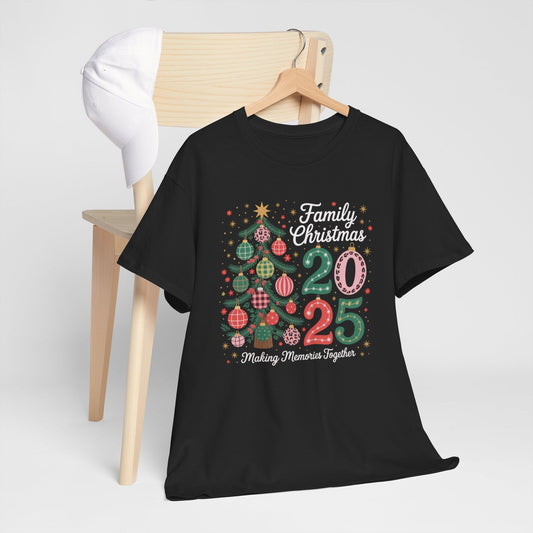 Family Christmas 2023 Unisex Heavy Cotton Tee - Making Memories Together - Kim’s Signature Beauty & Accessories    