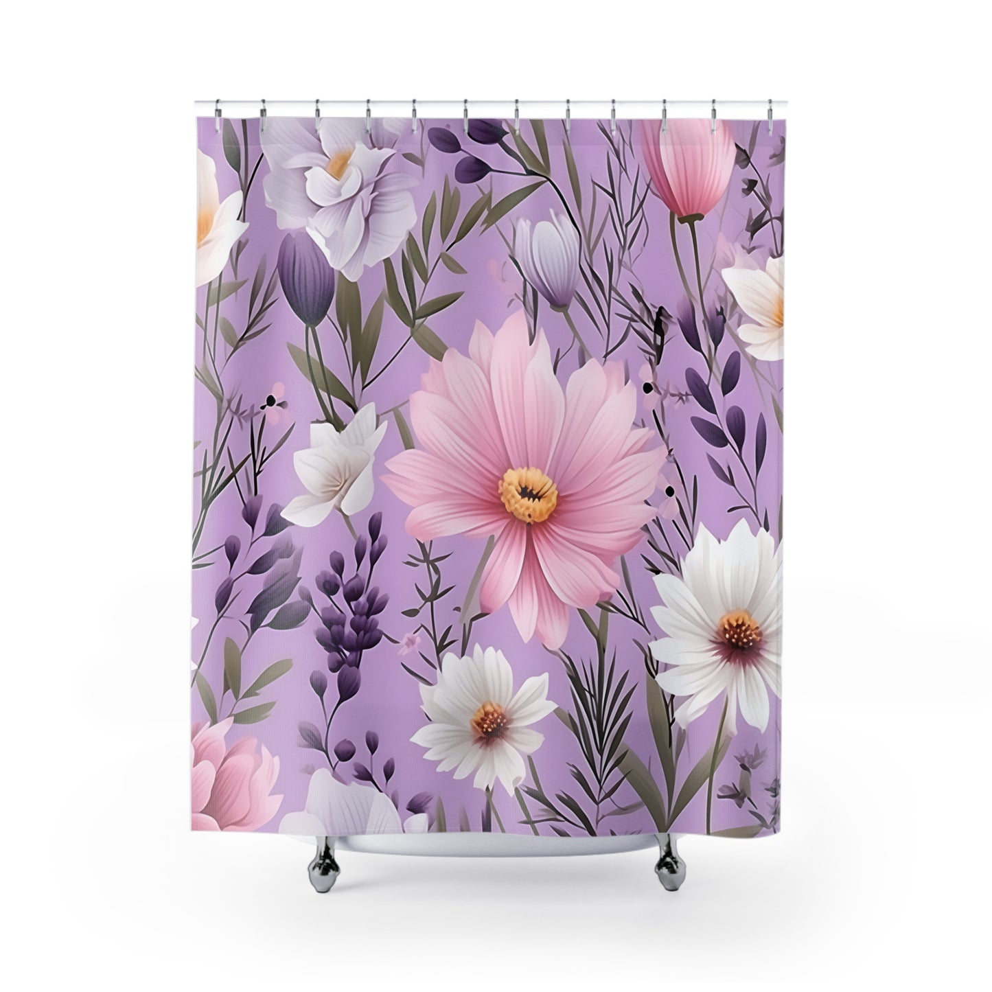 Lavender FLowers | Shower Curtain - Kim’s Signature Beauty & Accessories    