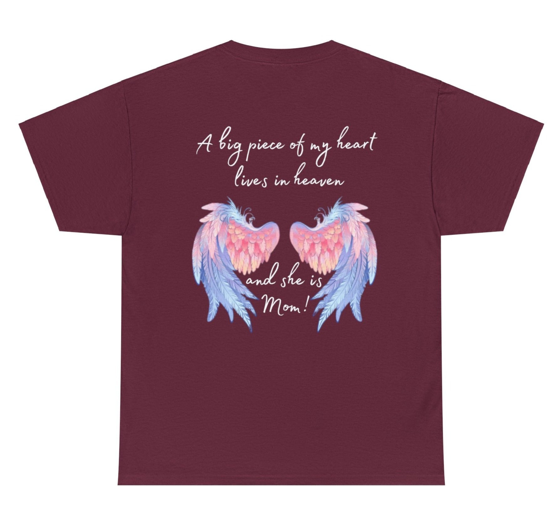 A Piece of My Heart Is in Heaven - Mom Tribute Shirt - Kim’s Signature Beauty & Accessories    (Store description)