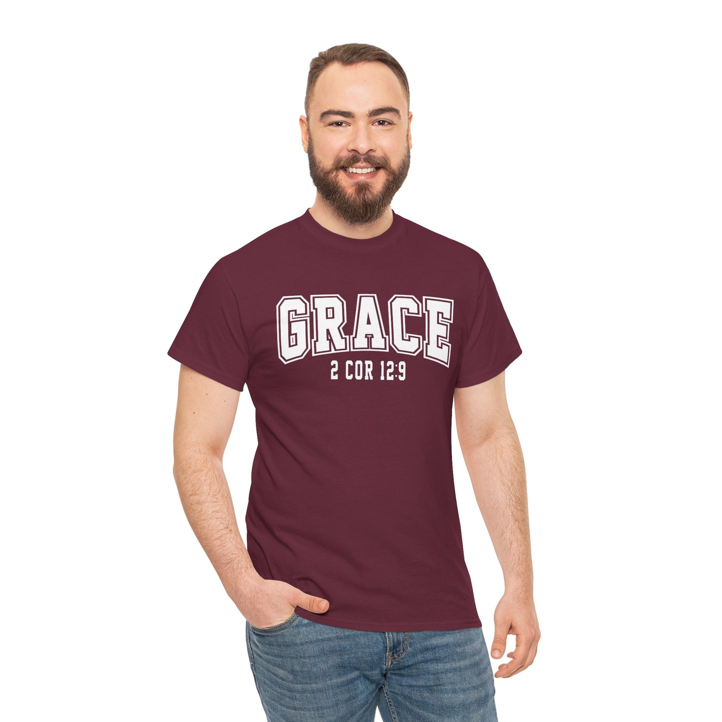 Graceful Faith Unisex Heavy Cotton Tee - Kim’s Signature Beauty & Accessories    