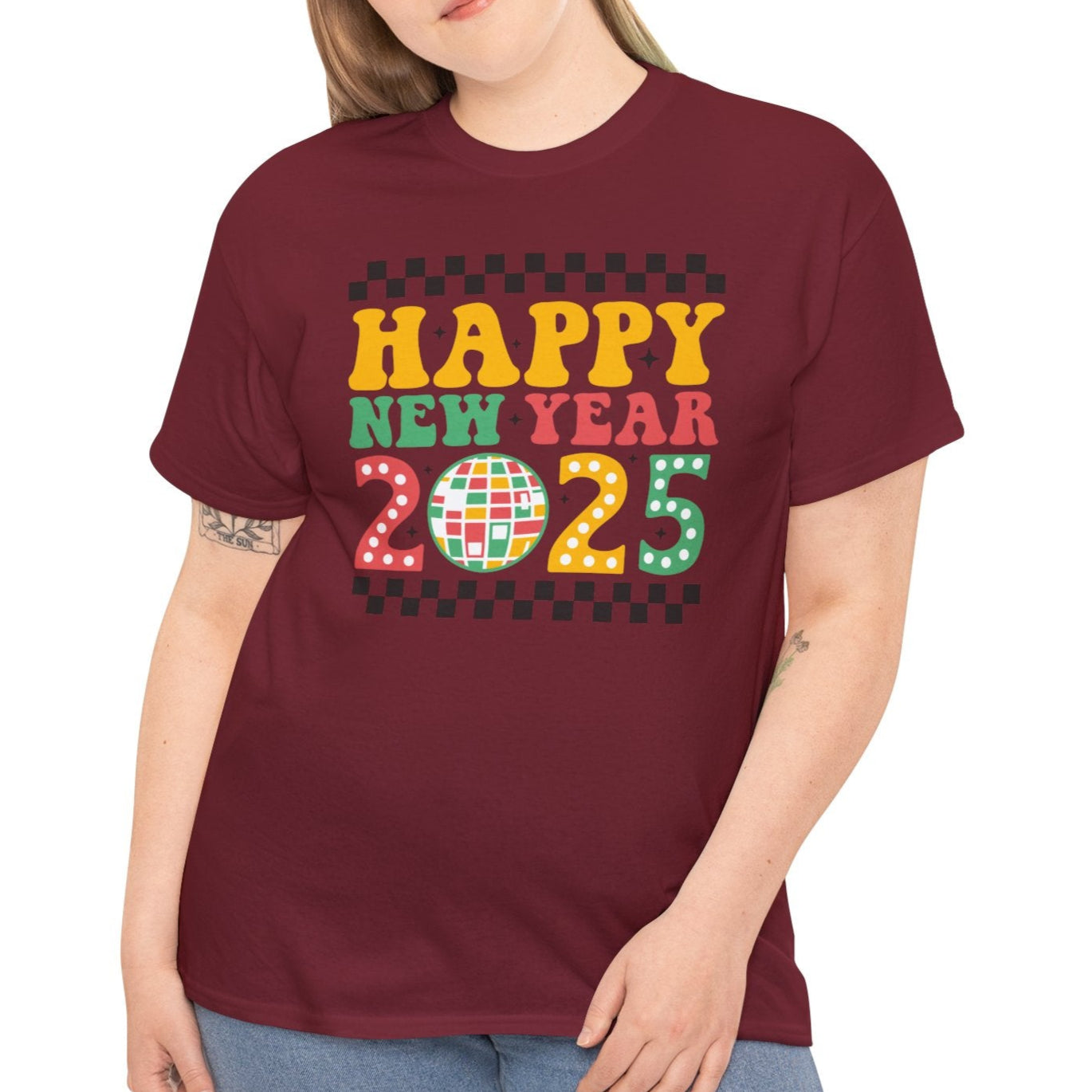 Happy New Year 2025 Cotton Tee - Kim’s Signature Beauty & Accessories    (Store description)