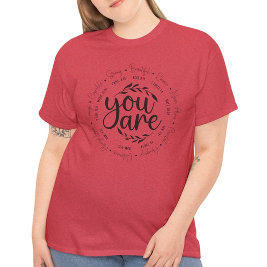 You Are...Scripture Tee - Kim’s Signature Beauty & Accessories    (Store description)