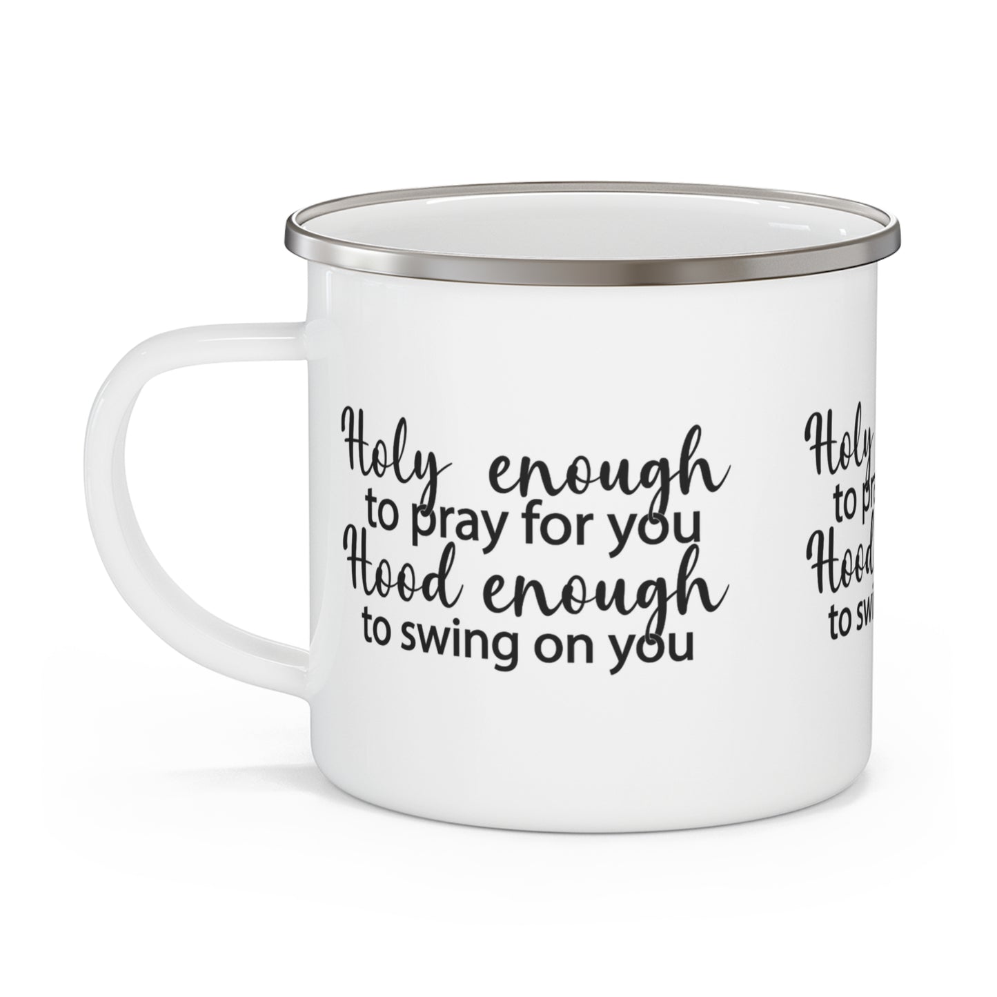 Holy Enough Camping Mug - Kim’s Signature Beauty & Accessories    (Store description)